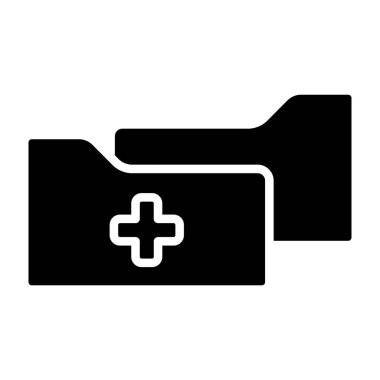 Hastane vektör sembolü düz simge