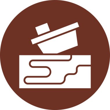 Kağıt simgesinin vektör illüstrasyonu