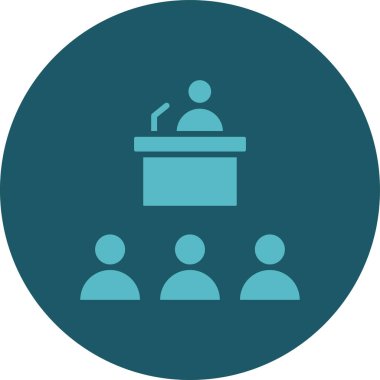 izleyici simgesi vektör illüstrasyonu