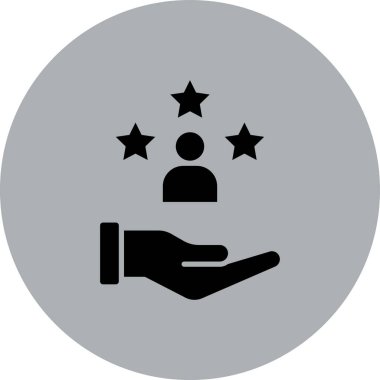 yıldız simgesi vektör illüstrasyonu