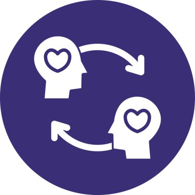 Aşk simgesinin vektör illüstrasyonu