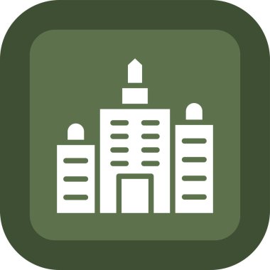 bina simgesi, vektör illüstrasyonu