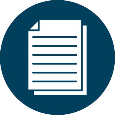 Vektör belgesi Simge illüstrasyonu