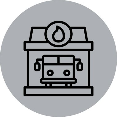 vektör ateş simgesi illüstrasyonu