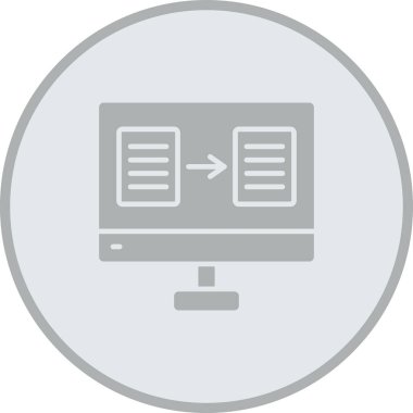 Web tarayıcı simgesi vektör illüstrasyonu