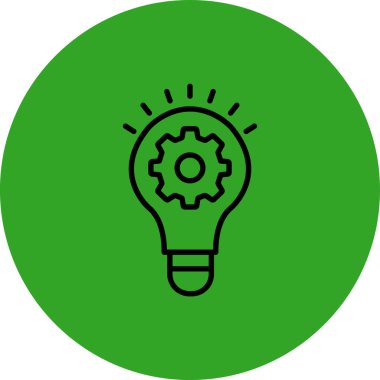 ampul simgesi vektör illüstrasyonu