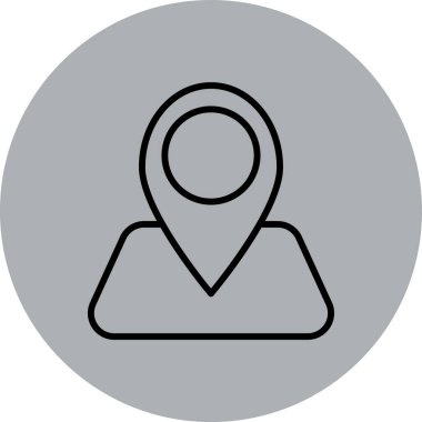 Kullanıcı işaret simgesinin vektör illüstrasyonu