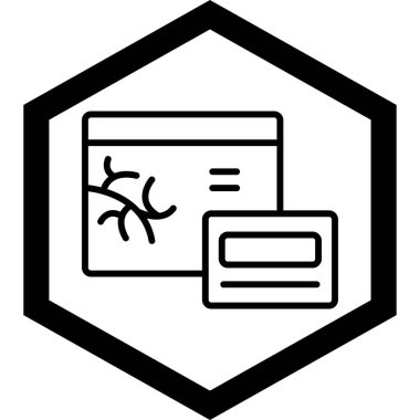 veri merkezi web simgesi, vektör illüstrasyonu