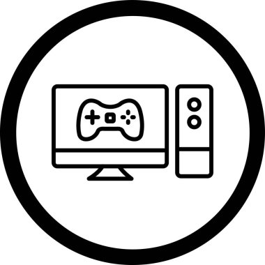 Denetleyici simgesi vektör çizimi