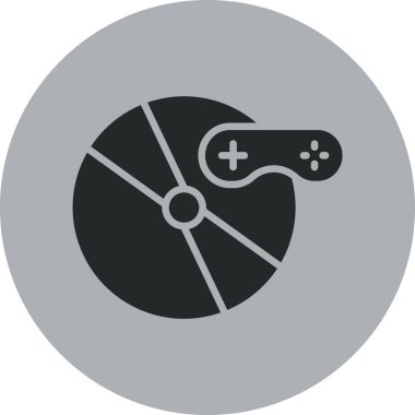 denetleyici vektör daire simgesi tasarımı