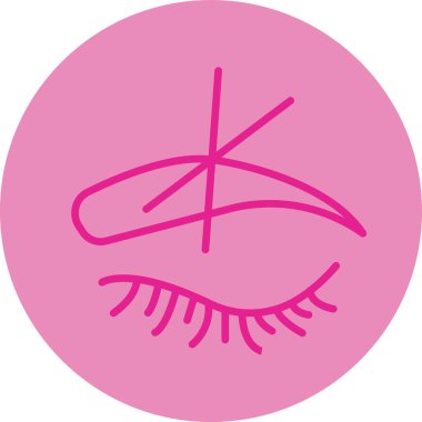 Göz simgesi vektör illüstrasyonu