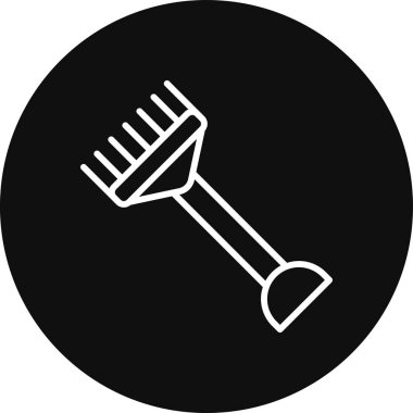 Modern b 'nin vektör çizimi fırça simgesinden yoksun