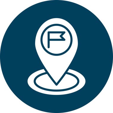 gps simge vektör illüstrasyonu