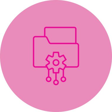 Seo simgesinin vektör illüstrasyonu