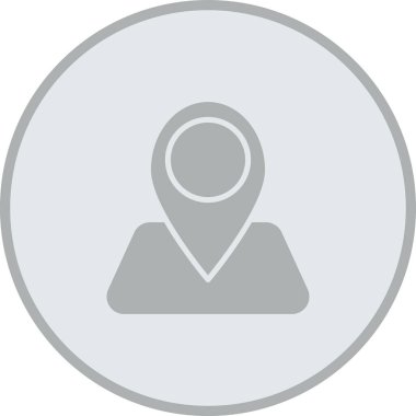 Vektör konumu simge illüstrasyonu