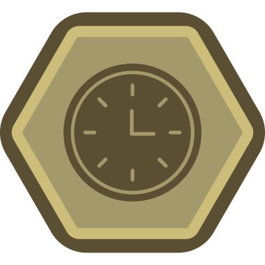 Saat. Web simgesi vektör illüstrasyonu