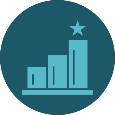 İş ve finans simgesinin vektör illüstrasyonu