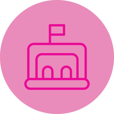 Modern b 'nin vektör illüstrasyonu eksik simgesi