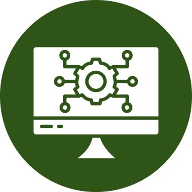 Web tasarımı ve geliştirme ikonu. vektör illüstrasyonu