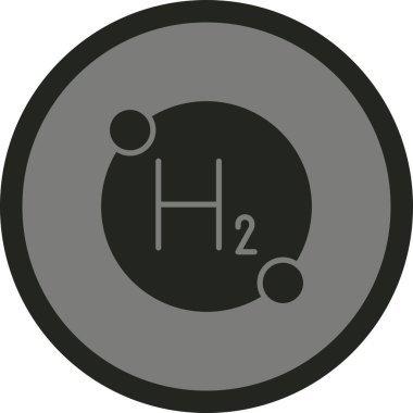 Kimyasal sembolün vektör çizimi