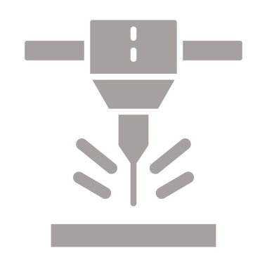 İHA kamera simgesi. vektör illüstrasyonu