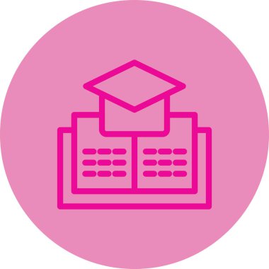 Eğitim simgesi vektör illüstrasyonu