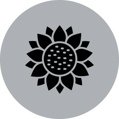 Modern b 'nin vektör illüstrasyonu çiçek simgesinden yoksun