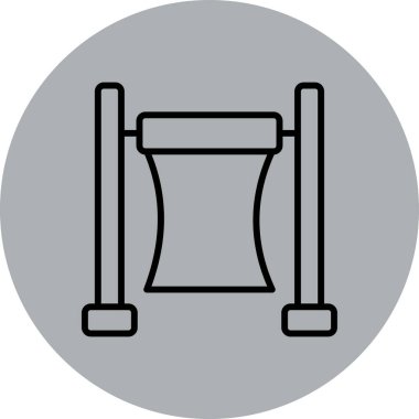 davul simgesi vektör illüstrasyonu