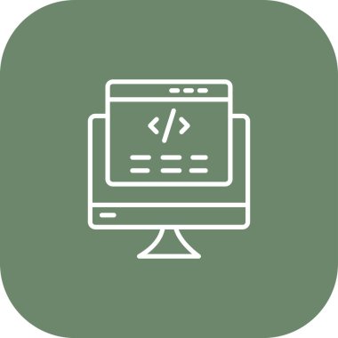 Düz vektör simgesi kodlanıyor