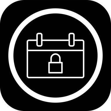 Evrak çantası simgesinin vektör illüstrasyonu