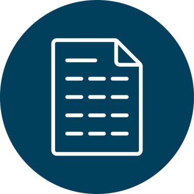 Belge ve belgenin vektör simgesi