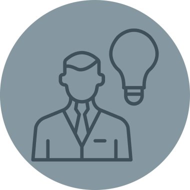 yaratıcı vektör ince çizgi simgesi