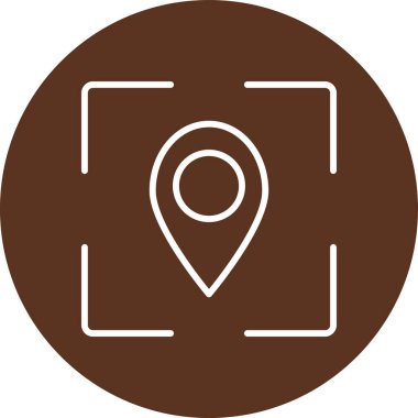 Harita işaretleyici vektör illüstrasyonuName