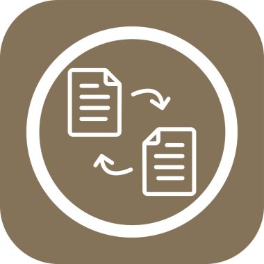 belge simgesi vektör illüstrasyonu