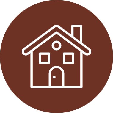 ev simgesi vektör illüstrasyonu