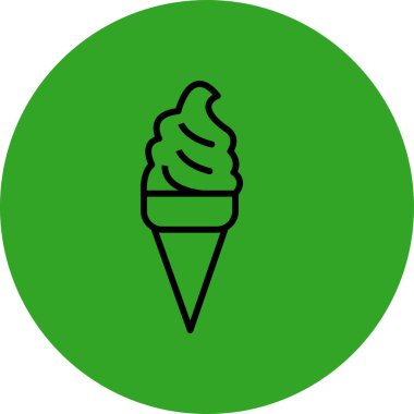 dondurma vektör simgesi