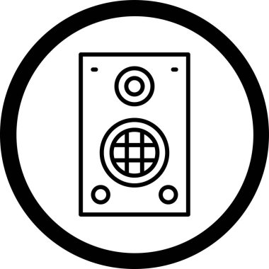 Müzik simgesinin vektör illüstrasyonu