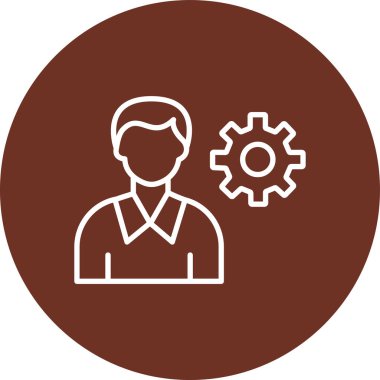 Modern simgenin vektör illüstrasyonu