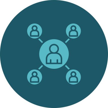 İş ve finans simgesinin vektör illüstrasyonu