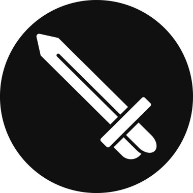 bıçak vektör simgesi modern basit resimleme