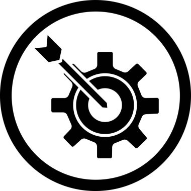 dişli simgesi, vektör illüstrasyonu ayarlanıyor