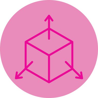 Modern bir simgenin vektör illüstrasyonu