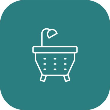 Eşsiz kova vektör simgesi