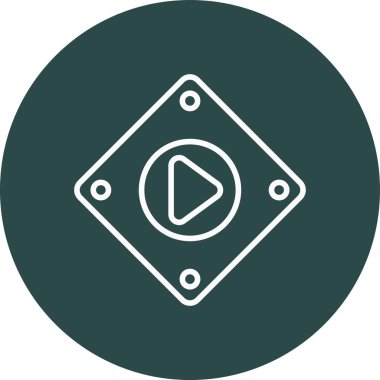 Müzik simgesinin vektör illüstrasyonu