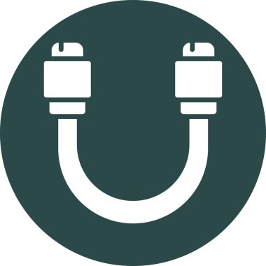 Mıknatıs Web simgesi basit illüstrasyon