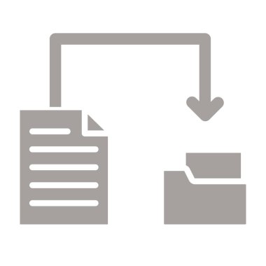 veri indirme simgesine sahip dosya dizini