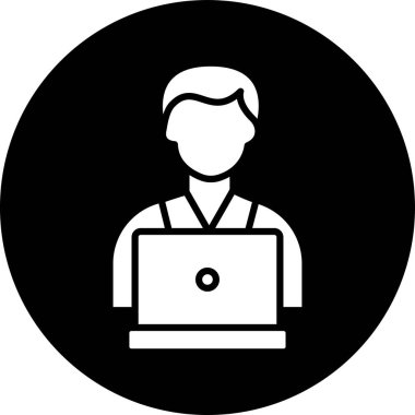 Moda tarzında izole edilmiş iş simgesi