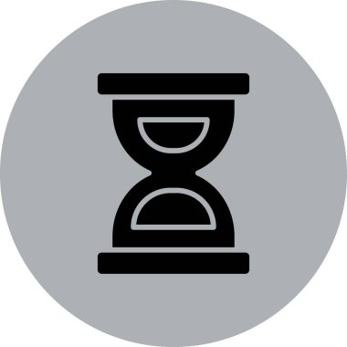 kum saati ikonu vektör illüstrasyonu