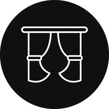 Küvet ikonu vektör illüstrasyonu