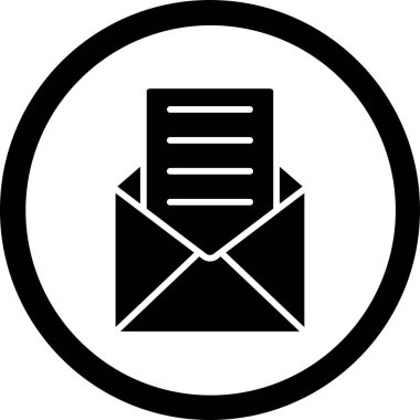 e- posta simgesi vektör illüstrasyonu